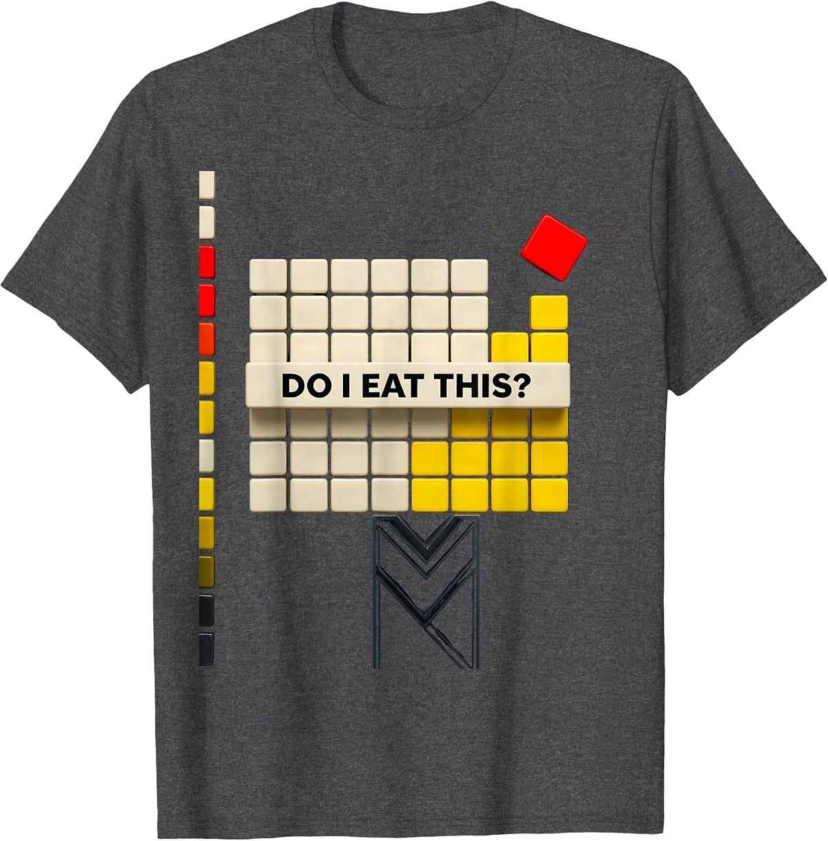 Do I Eat This Funny Periodic Table Science Teacher Humor T-Shirt - Dark Heather Grey