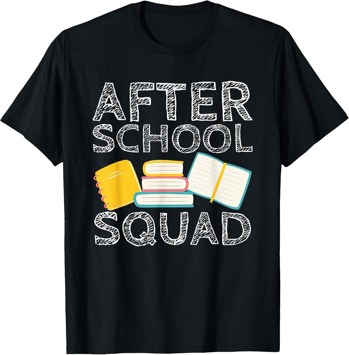 After School Squad Cool Teacher School Worker Teaching Staff T-Shirt - Black