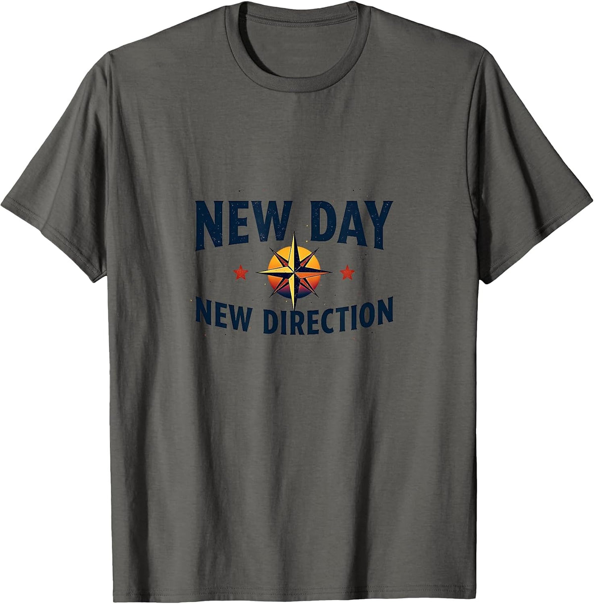 New Day New Direction Inauguration 2025 T-Shirt - Asphalt Grey