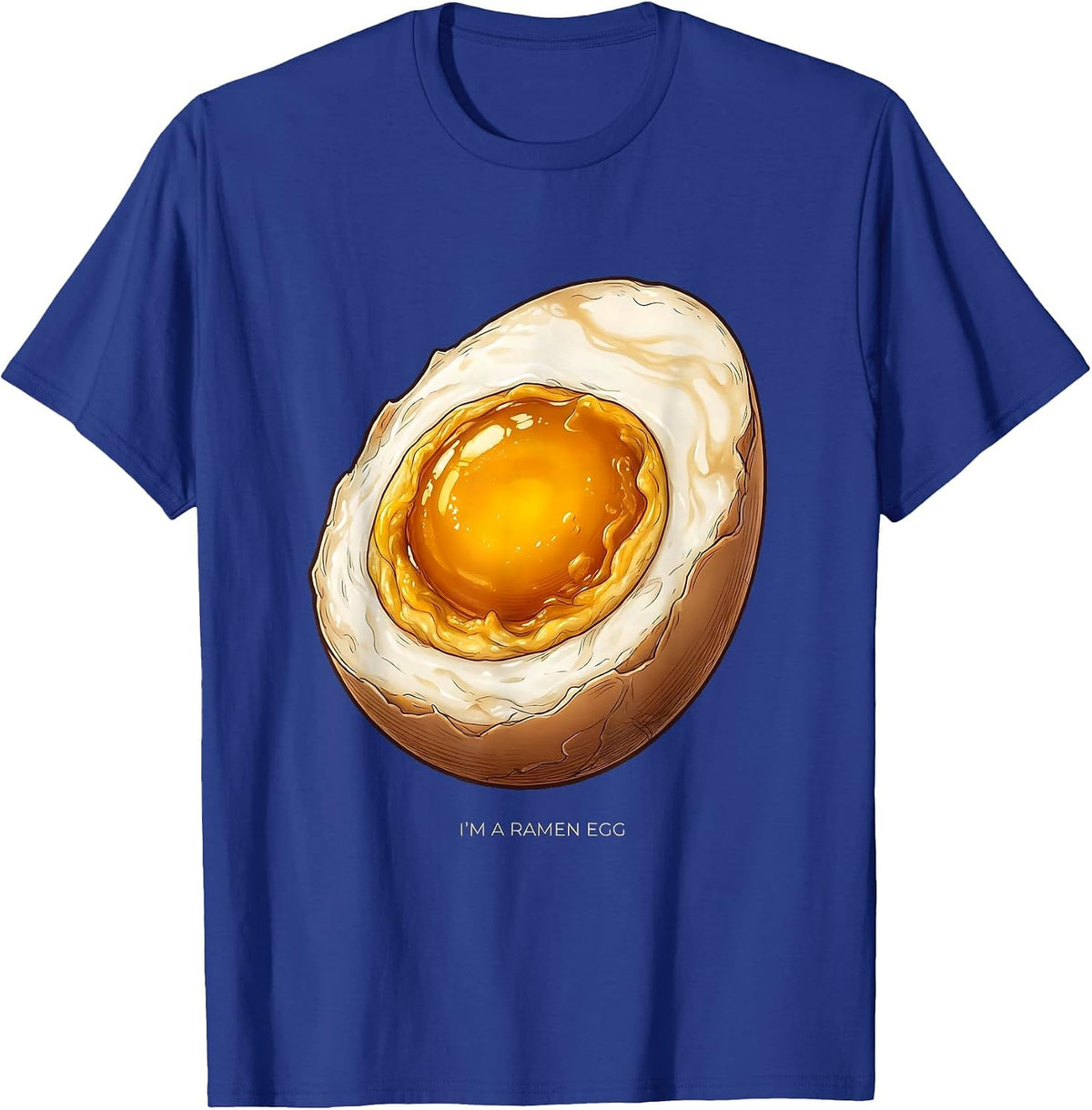 I'm A Ramen Egg Funny Food Pun Halloween Costume T-Shirt - Royal Blue