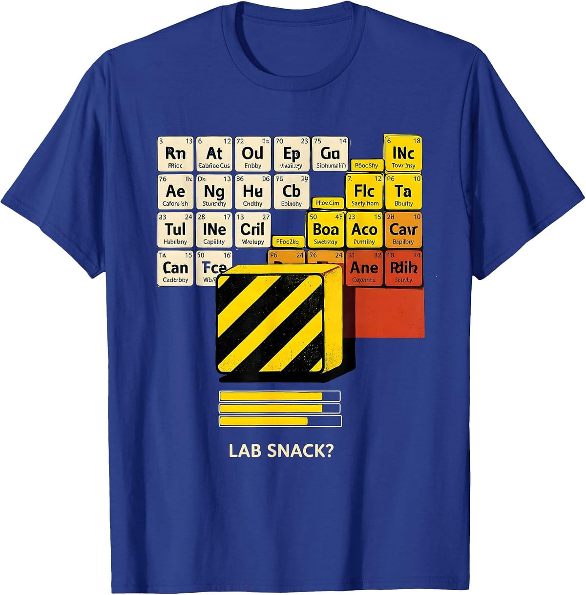 Lab Snack? Funny Periodic Table Science Teacher Student T-Shirt - Royal Blue