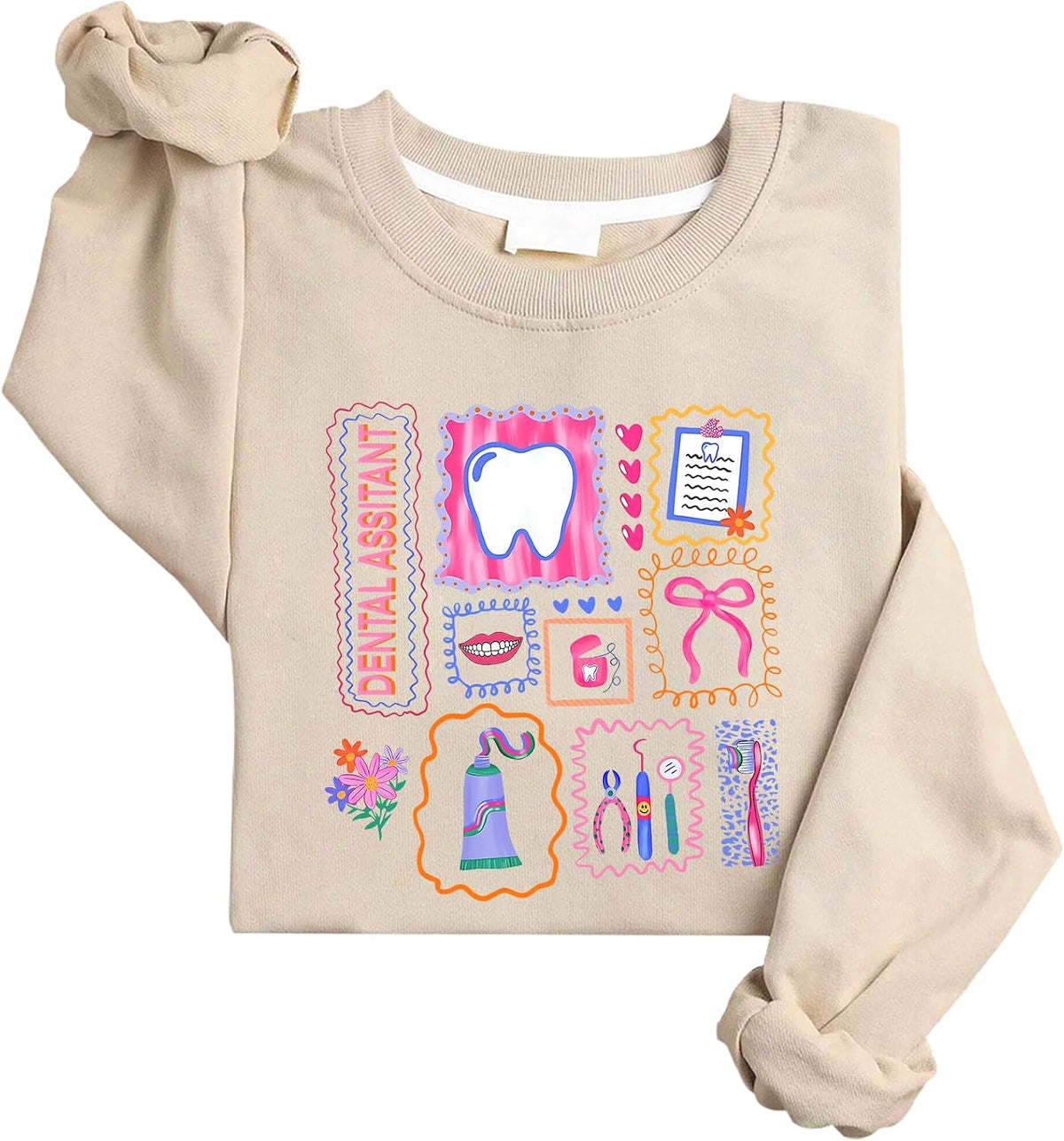 Dental Assistant Sweatshirt Dental Sweatshirt Woman - Khika