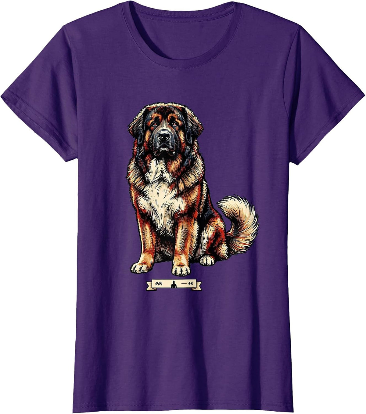 Women's Great Pyrenees Dog Breed Breed Pride Pet Lover Humor T-Shirt - Purple