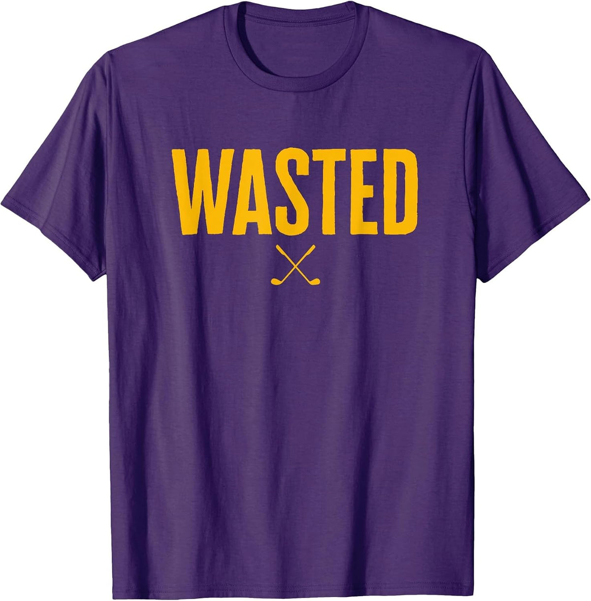 Waste Management Wasted Golf T-Shirt - Purple