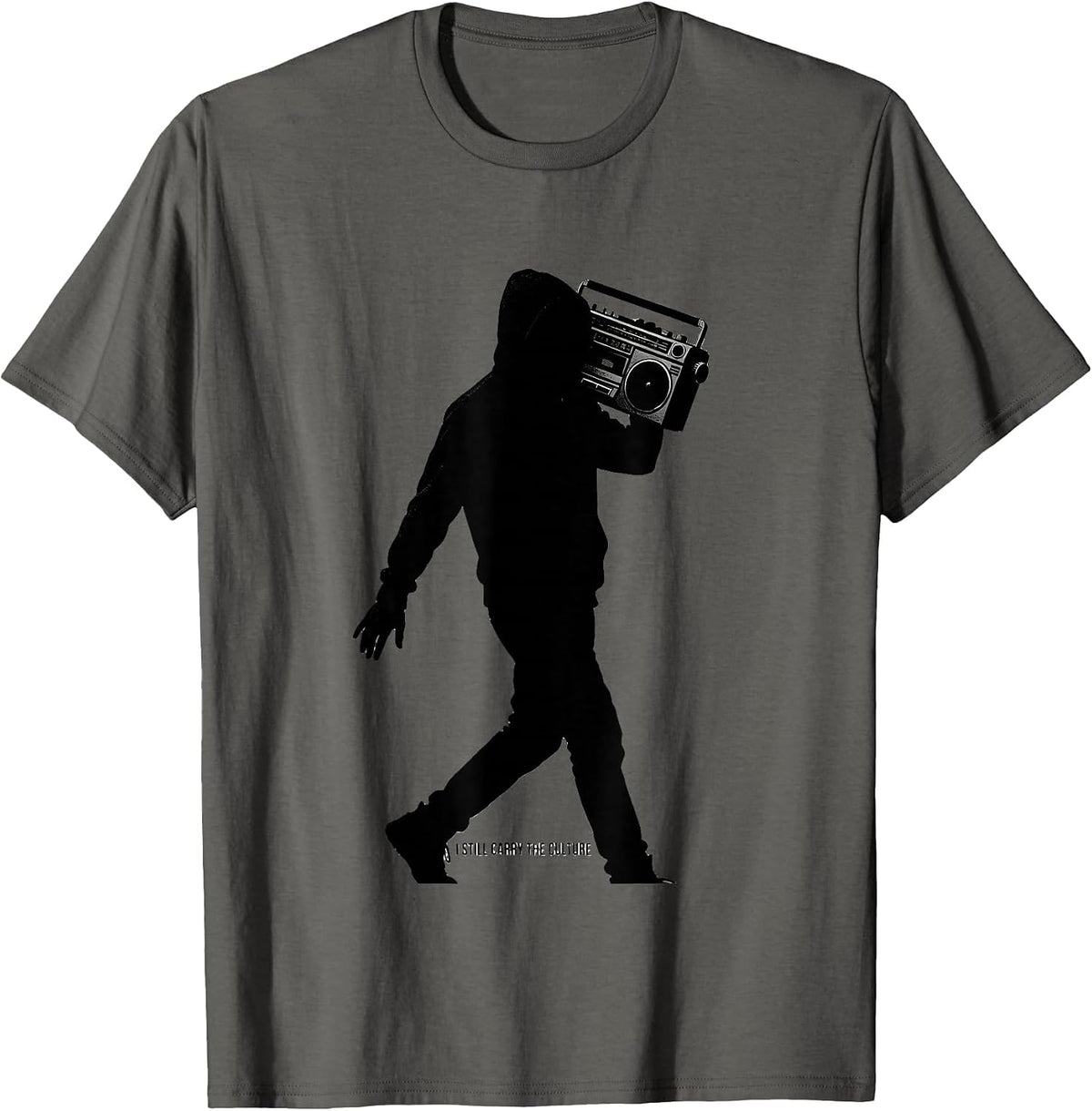 I Still Carry The Culture Urban Nostalgic Hip Hop Rap T-Shirt - Asphalt Grey