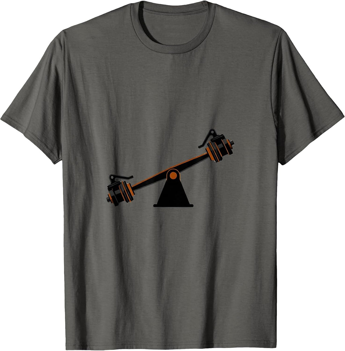 Rocker Arm Engine Block Humor Mechanic Garage T-Shirt - Asphalt Grey
