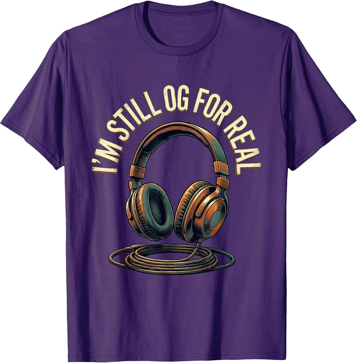 I'm Still OG For Real Vintage Hip Hop Nostalgia Rap Music T-Shirt - Purple