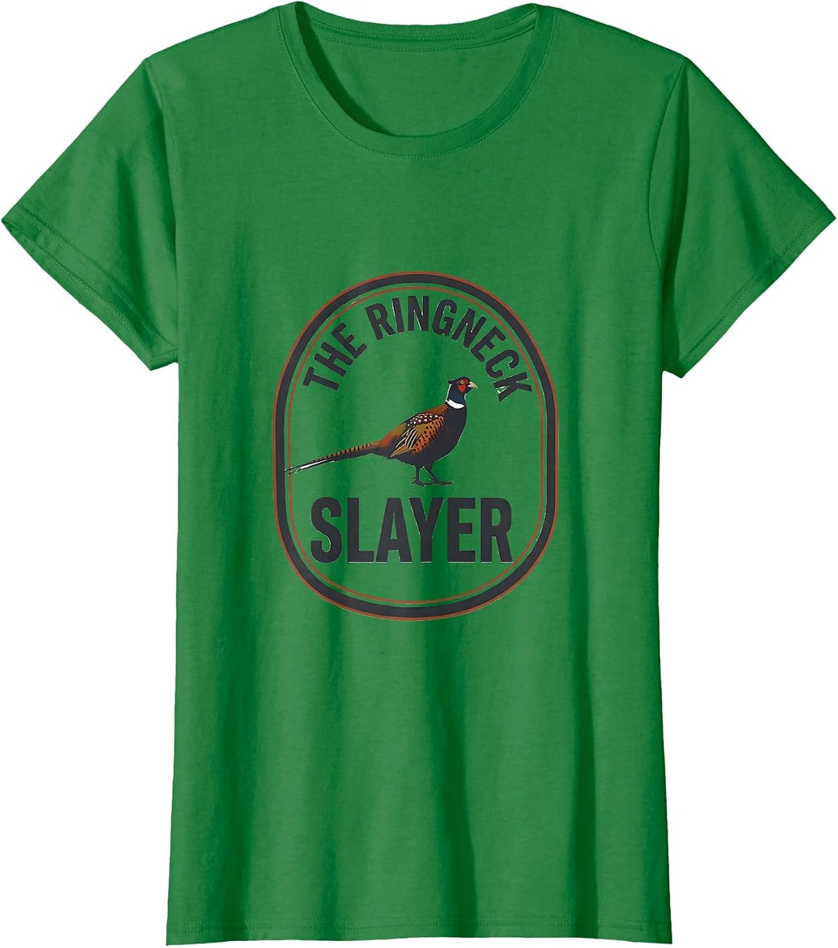 The Ringneck Slayer Vintage Upland Bird Hunting Pheasant T-Shirt - Kelly Green