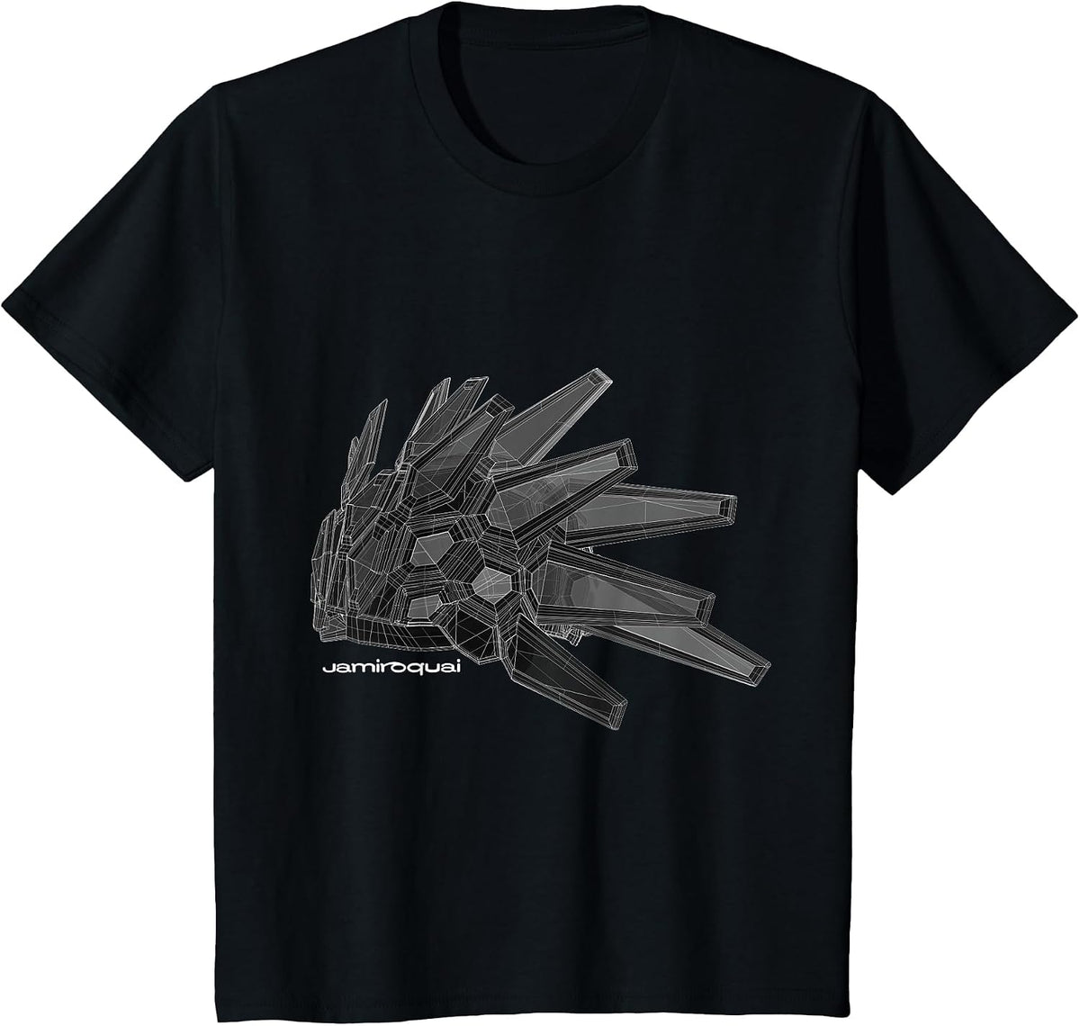 Jamiroquai Official Automaton Hat T-Shirt - Black