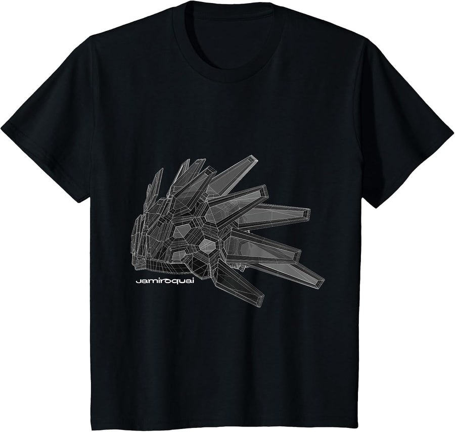 Jamiroquai Official Automaton Hat T-Shirt - Black