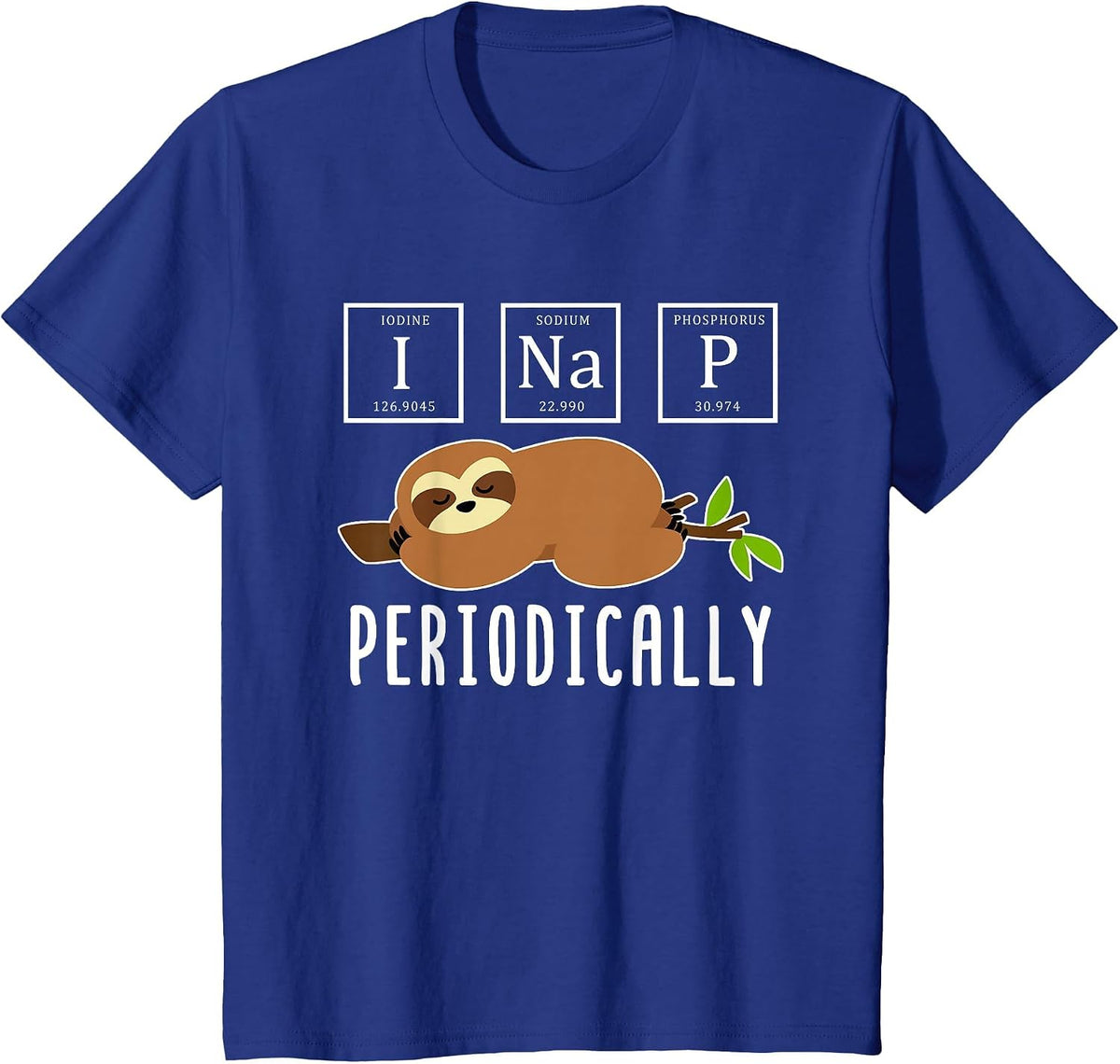 I Nap Periodically T-Shirt - Royal Blue