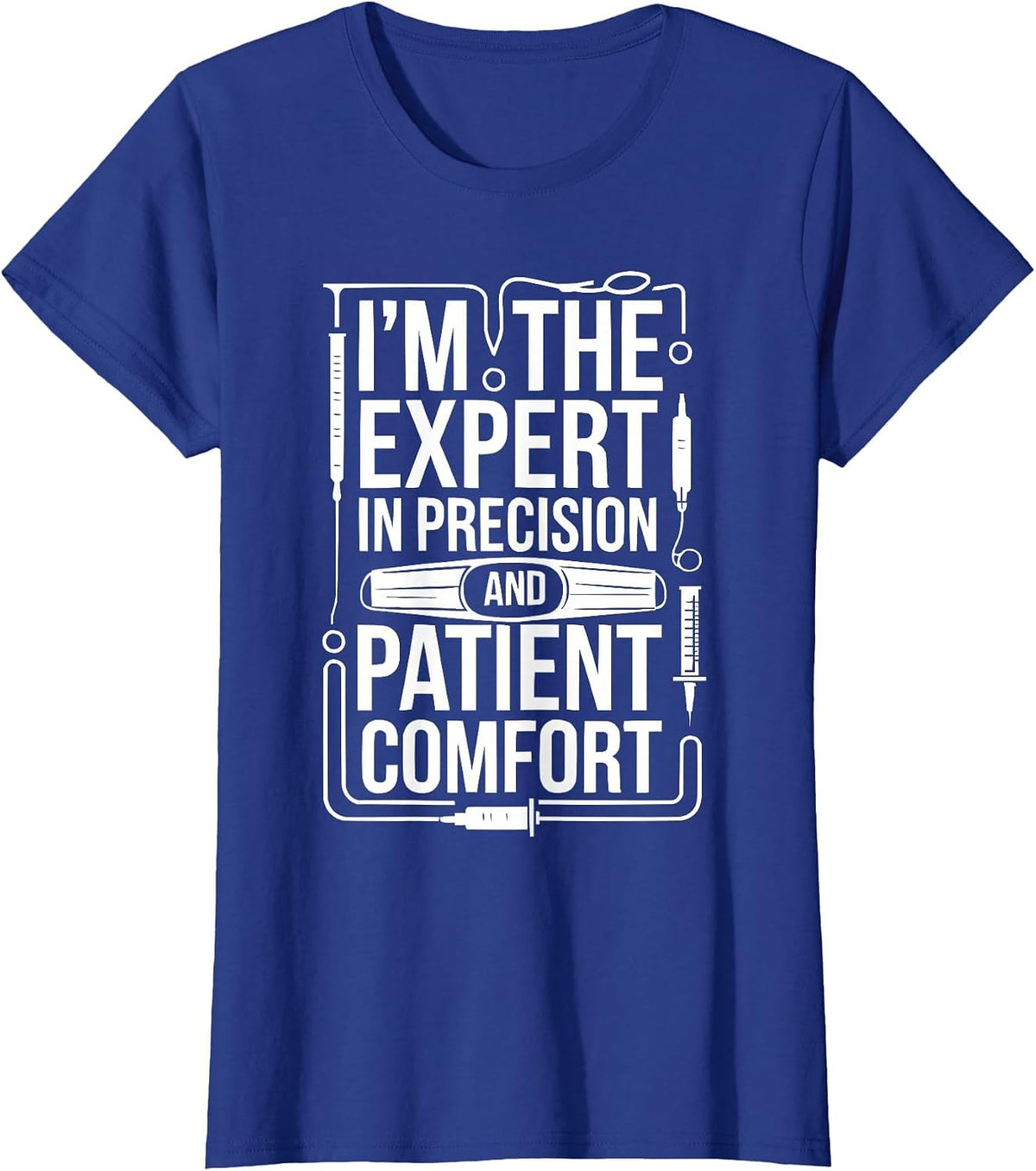 Anesthesia Technician Anesthesiologist Anesthesiology T-Shirt - Royal Blue