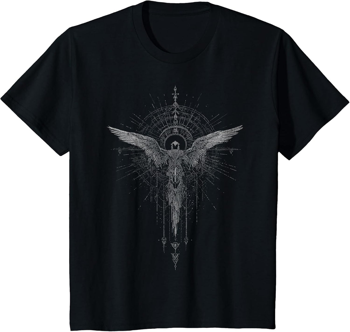 Gothic Punk Dark Fashion Y2K Streetwear Vintage Women Men T-Shirt - Black
