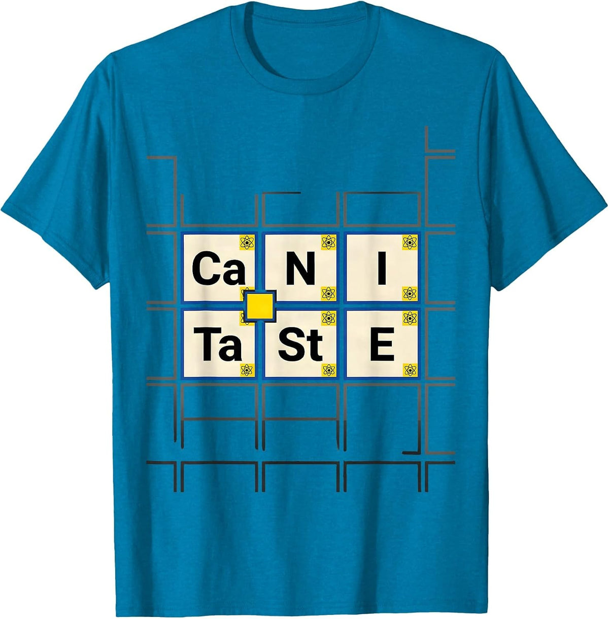 Can I Taste Funny Periodic Table Science Teacher Gift T-Shirt - Sapphire Blue