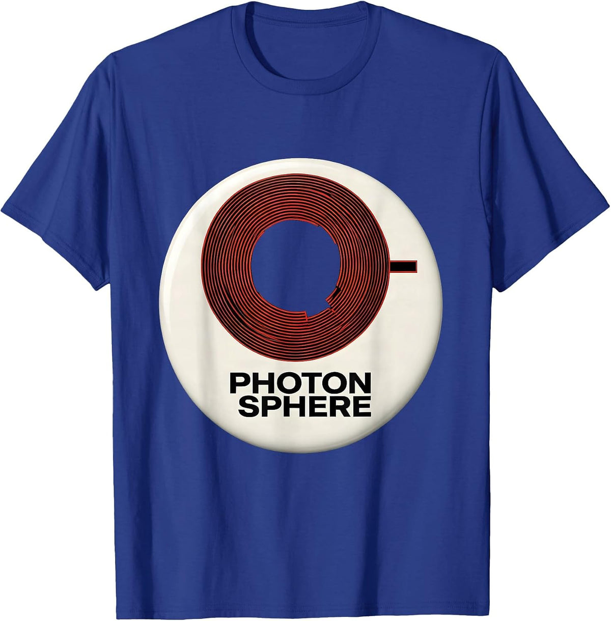 Men's Photon Sphere Swiss International Astrophysics Enthusiast T-Shirt - Royal Blue