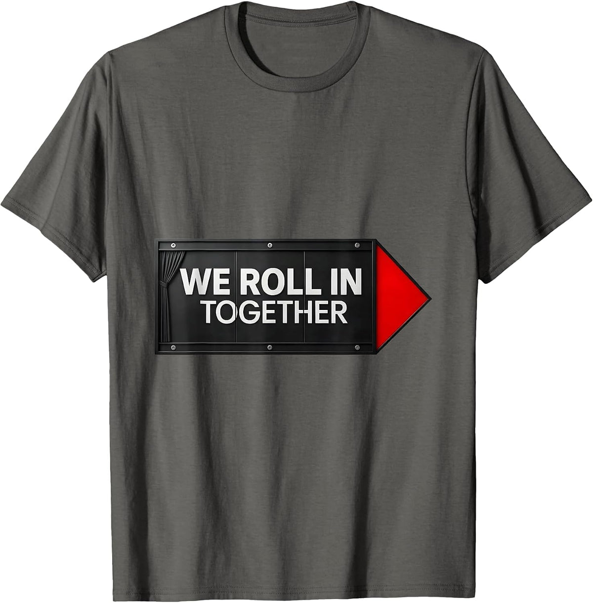 Men's We Roll In Together Swiss International Theatre Kid Festival T-Shirt - Asphalt Grey