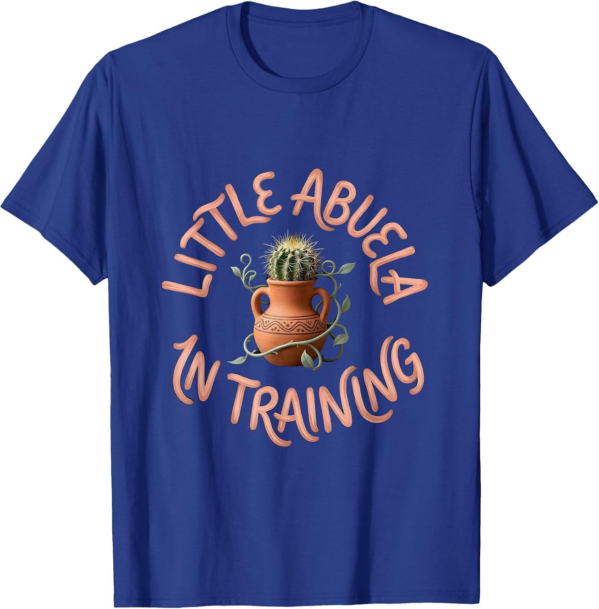 Little Abuela In Training Mexico Kids Design T-Shirt - Royal Blue