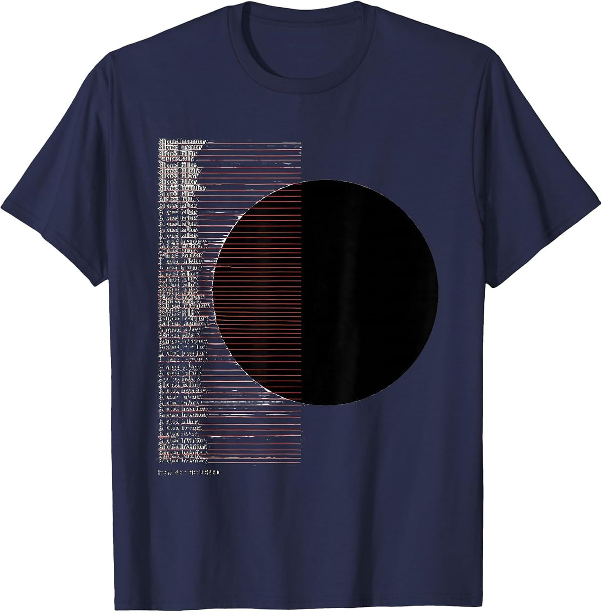 Men's Item Not Returned Swiss International Astrophysics T-Shirt - Navy Blue