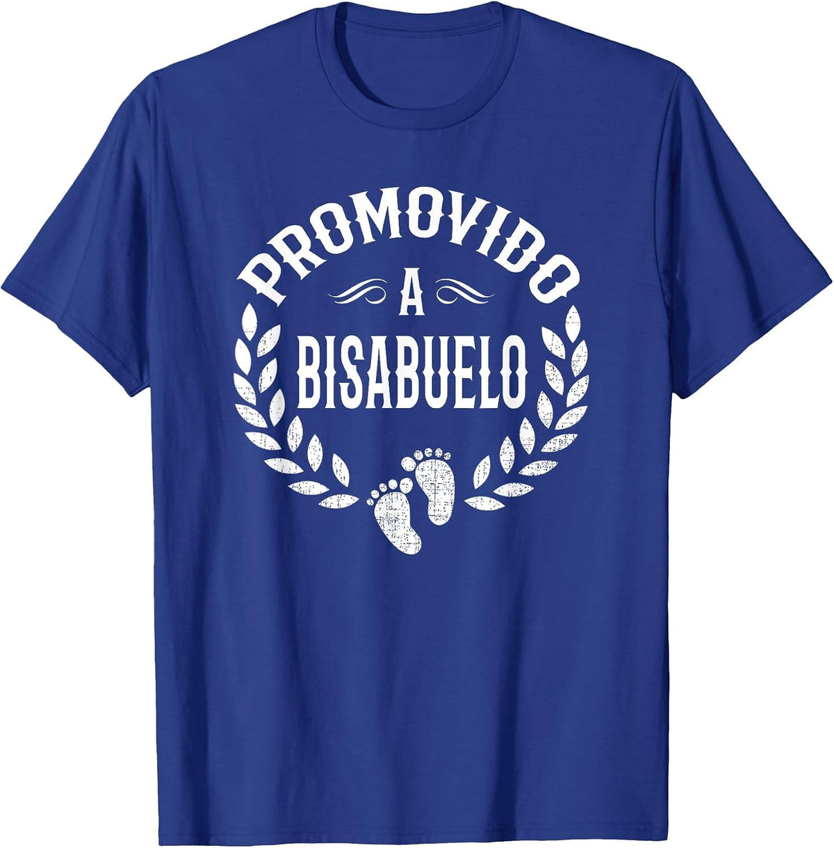 Promovido A Bisabuelo Spanish Great Grandpa Announcement T-Shirt - Royal Blue