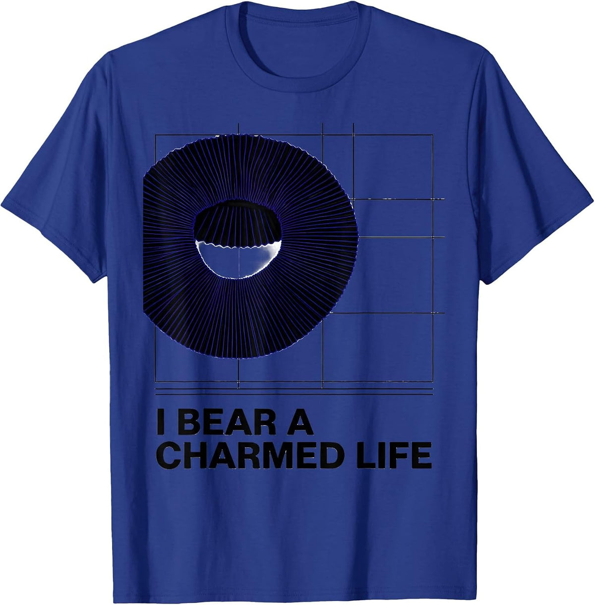 Men's I Bear A Charmed Life Funny Shakespeare Literary Quote Humor T-Shirt - Royal Blue