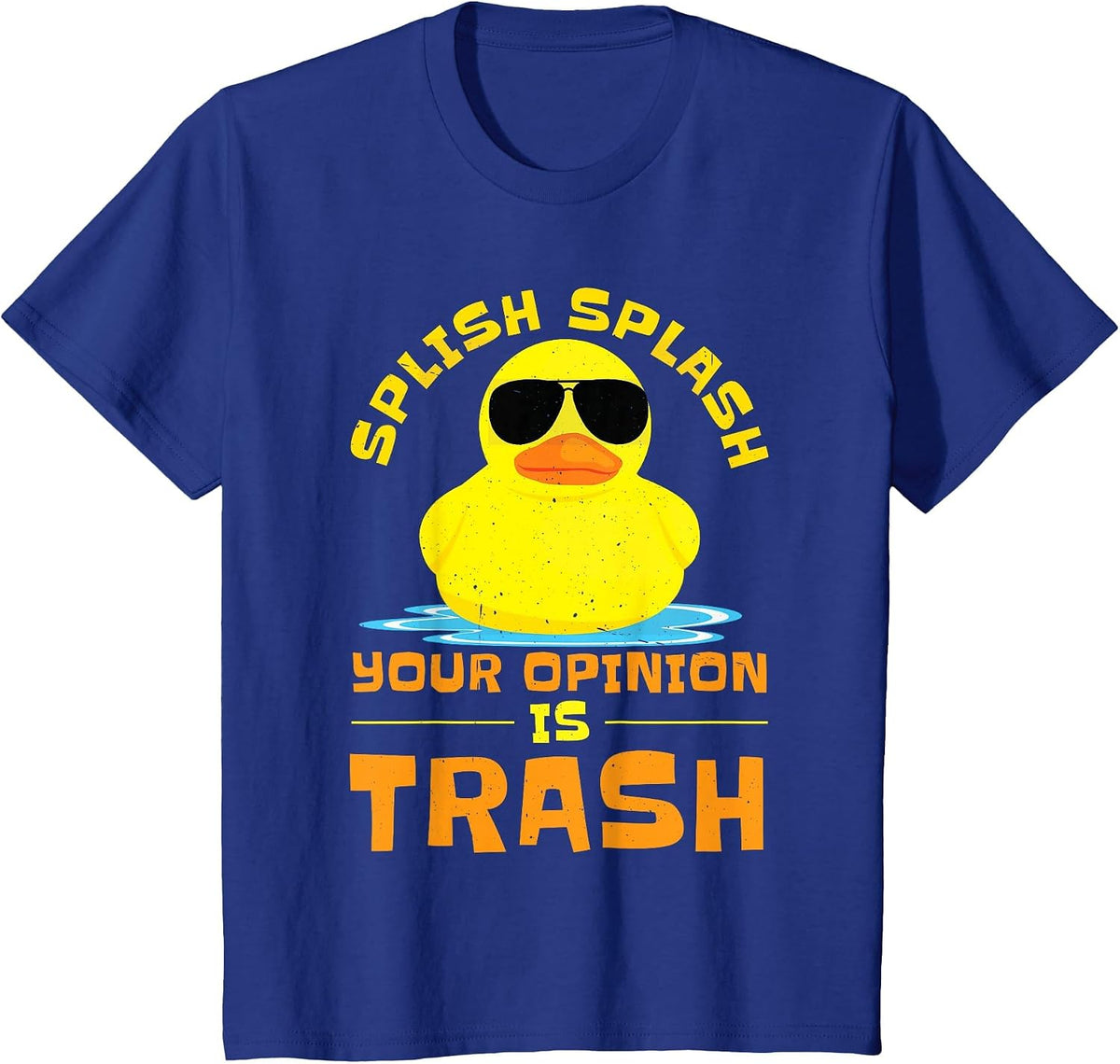 Rubber Duckie Sunglass Duckling Funny Rubber Ducky T-Shirt - Royal Blue