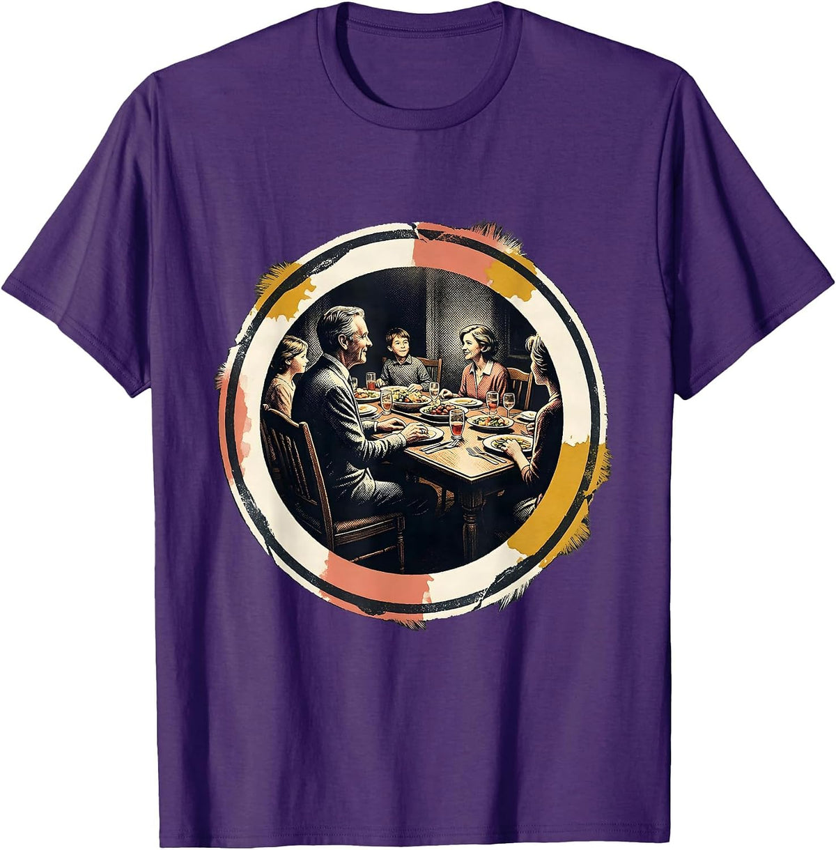 Favorite Son In Law Family Dinner Badge Humor T-Shirt - Purple