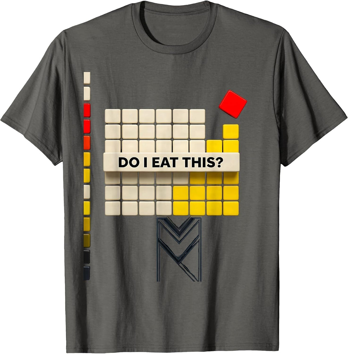 Do I Eat This Funny Periodic Table Science Teacher Humor T-Shirt - Asphalt Grey