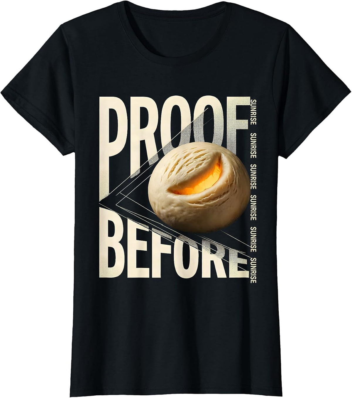 Women's Proof Before Sunrise Funny EMT Paramedic First Responder T-Shirt - Black