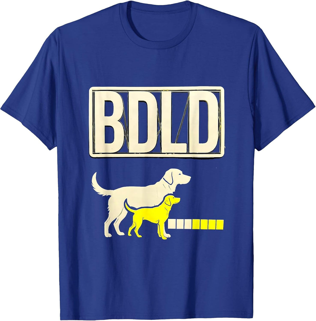 Men's BDLD Stencil Graphic Vet Tech Veterinary Technician T-Shirt - Royal Blue