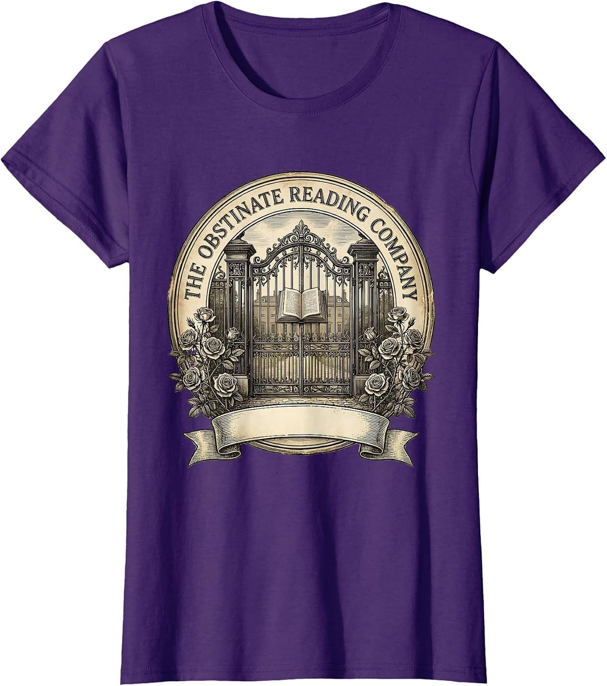 Women's The Obstinate Reading Company Vintage Jane Austen Pride T-Shirt - Purple