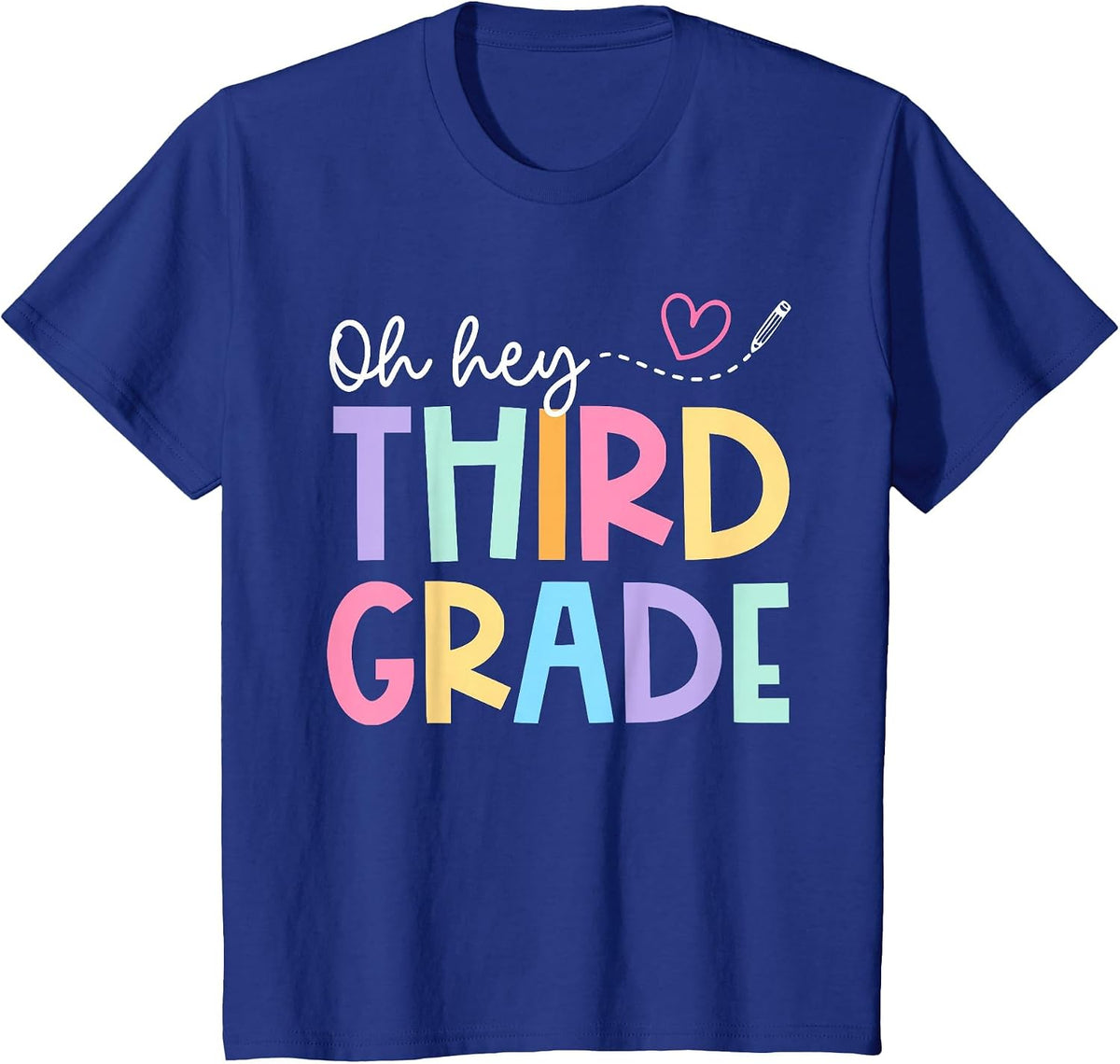 Back to School Oh Hey Third Grade Teachers Women Student T-Shirt - Royal Blue