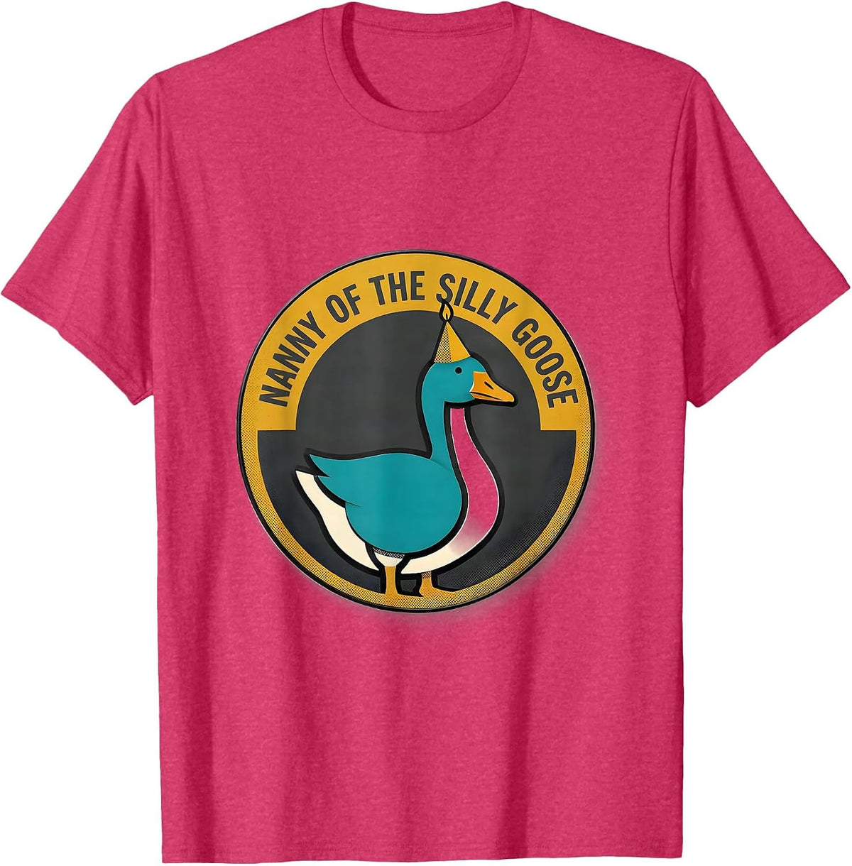 Nanny of the Silly Goose Midcentury Modern 1st Birthday T-Shirt - Red Heather