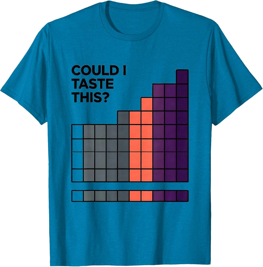 Could I Taste This Funny Periodic Table Science Teacher Gift T-Shirt - Sapphire Blue