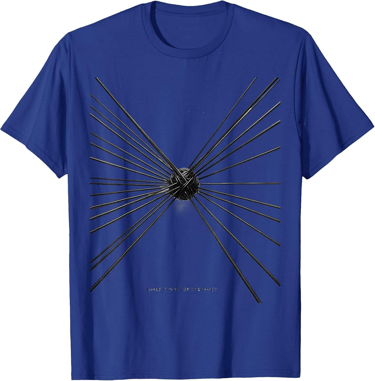I Made It Here For This Family Funny Family Reunion Matching T-Shirt - Royal Blue