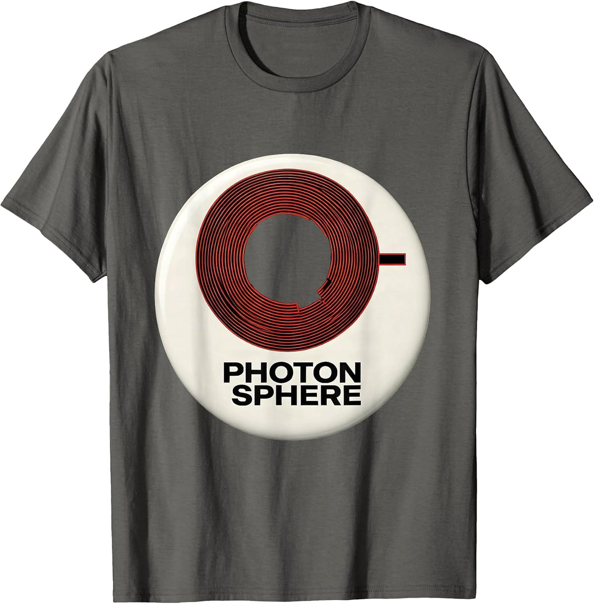 Men's Photon Sphere Swiss International Astrophysics Enthusiast T-Shirt - Asphalt Grey