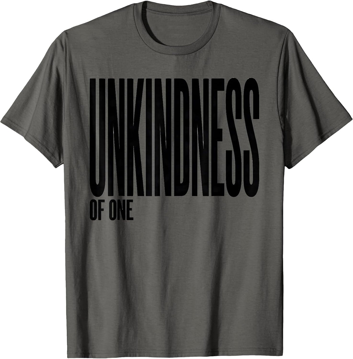 Men's Unkindness Of One Dark Humor Crow Raven Gothic Bird Lover T-Shirt - Asphalt Grey
