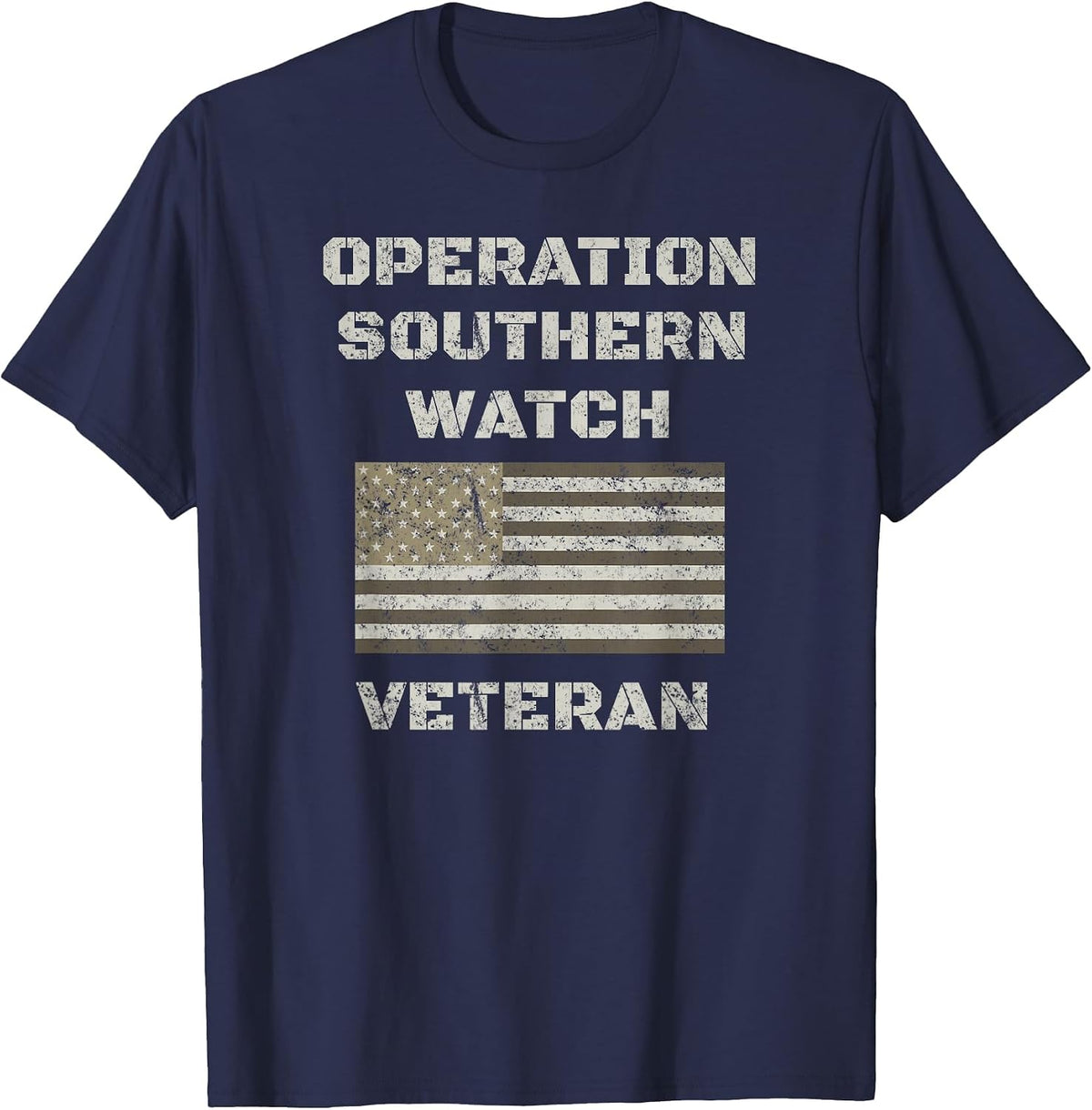 OSW Military Operation Southern Watch T-Shirt - Navy Blue
