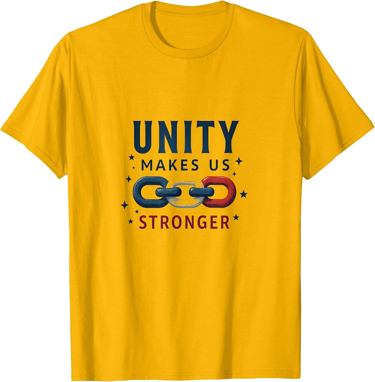 Unity Makes Us Stronger Inauguration Day 2025 T-Shirt - Golden Yellow