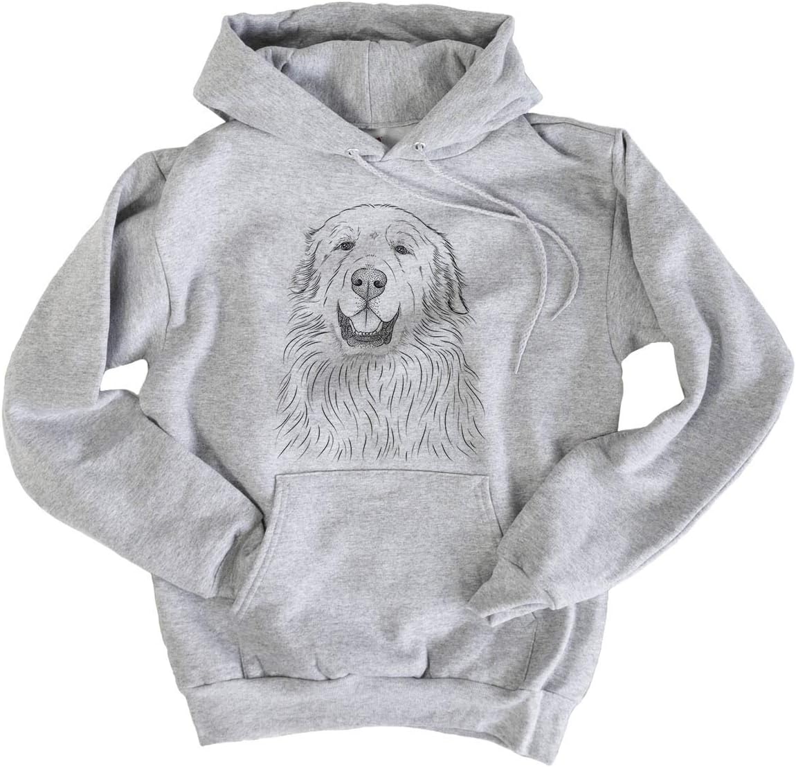 Bare Horton the Great Pyrenees Dog Triblend T-Shirt - Pullover Hoodie Sweatshirt
