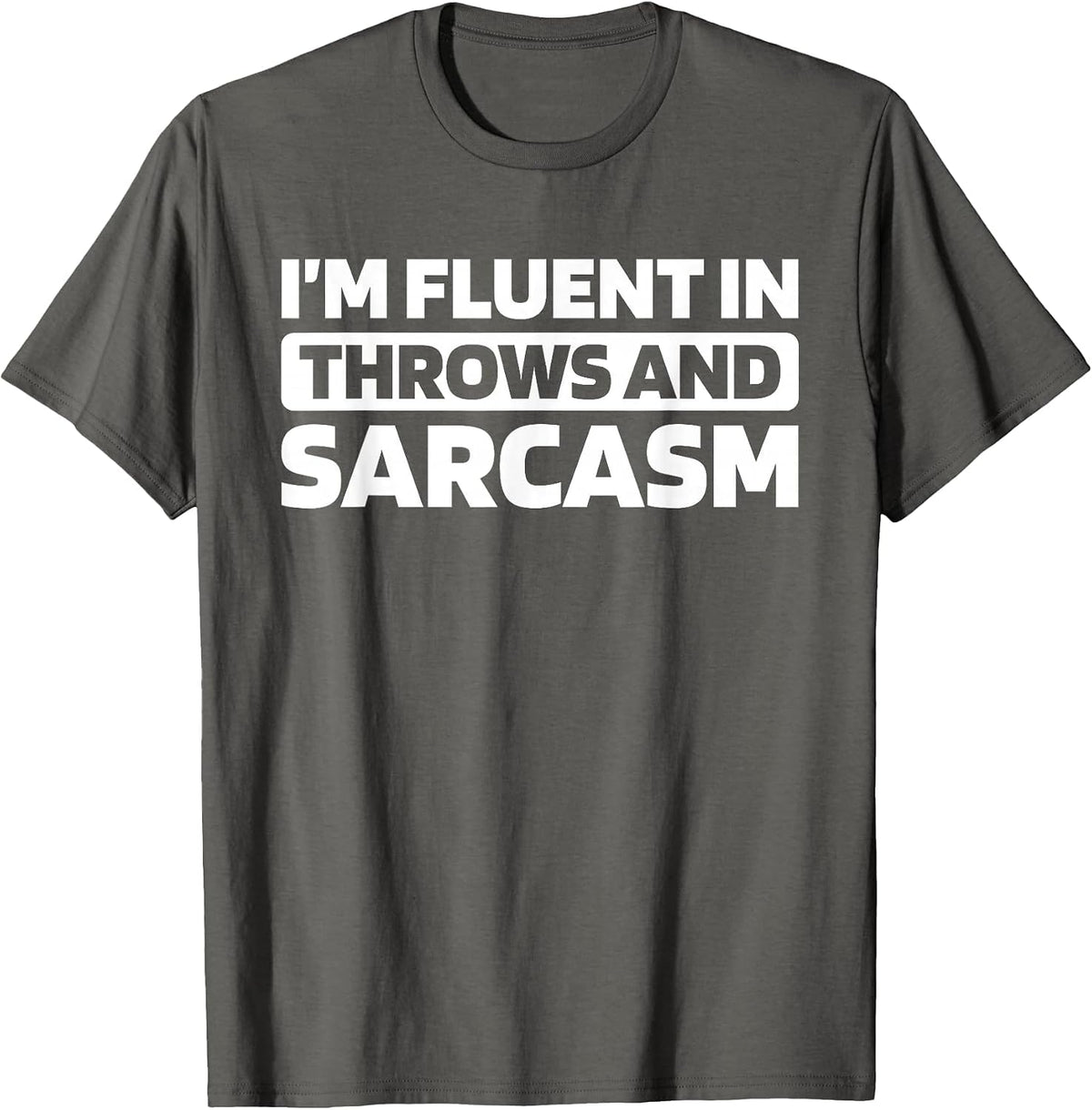 Throwing Track and Field Athletics - Javelin Throw T-Shirt - Asphalt Grey