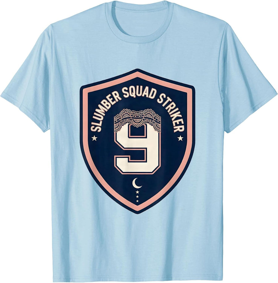 Men's Slumber Squad Striker Blokette Sporty Femme Sleepover Squad T-Shirt - Baby Blue