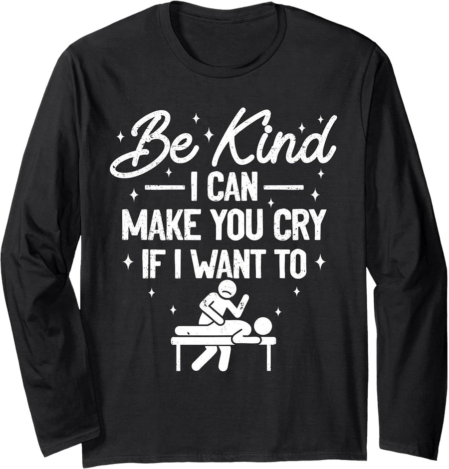 Massotherapist LMT Massage Therapist Long Sleeve T-Shirt - Adult Unisex Black