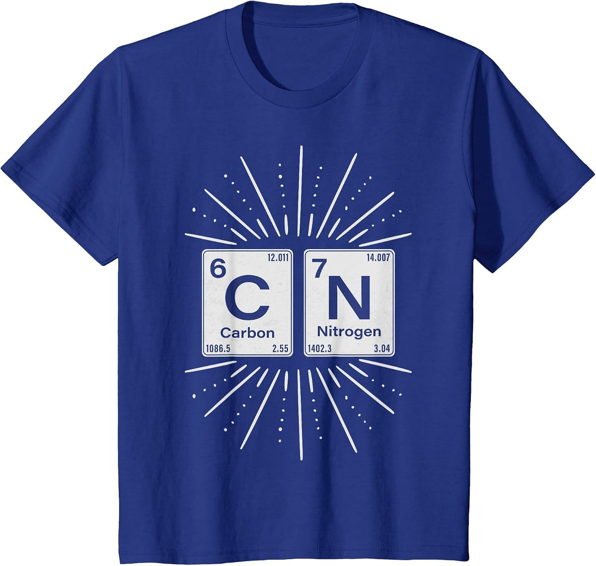 67 Meme Funny Science Chemistry Nerds Humor Periodic Table T-Shirt - Royal Blue