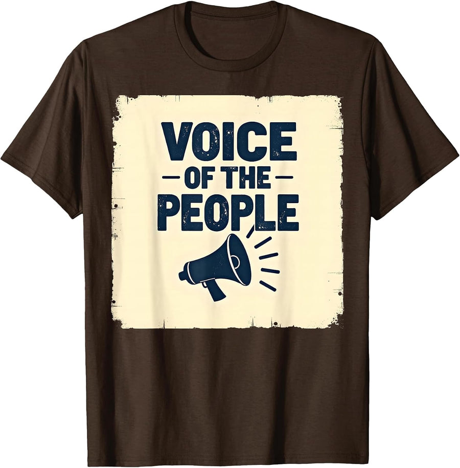 Voice of the People Inauguration Day 2025 T-Shirt - Brown