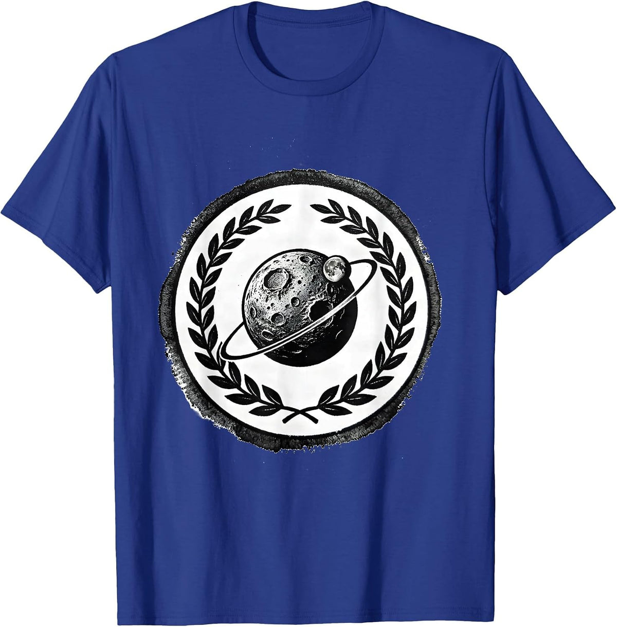 Men's Cratered Dwarf Planet Dwarf-Planet Astronomy Humor T-Shirt - Royal Blue