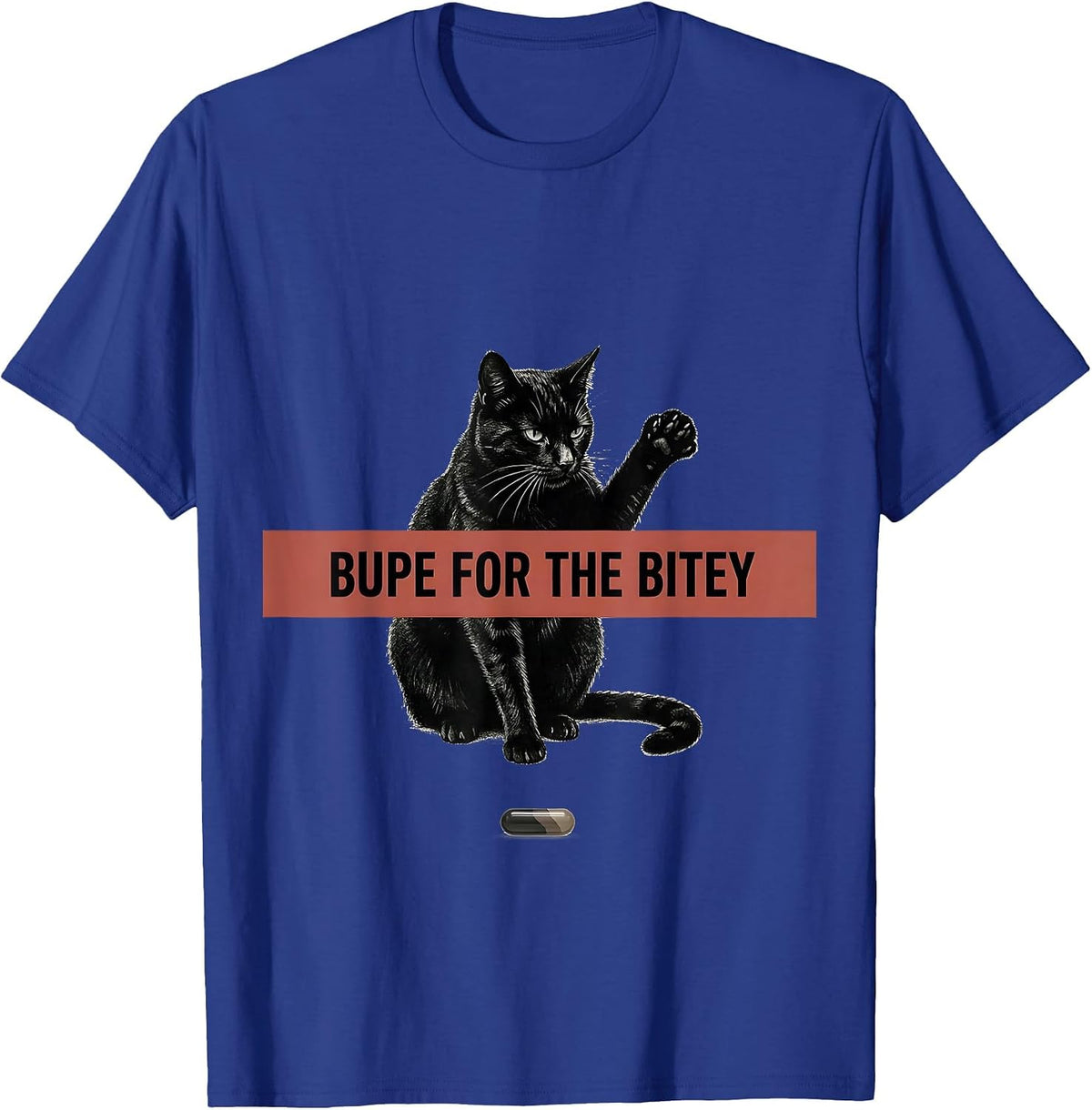 Bupe For The Bitey Minimalist Vet Tech Humor T-Shirt - Royal Blue
