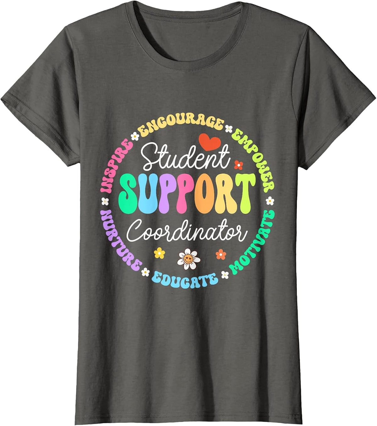 Social Studies Coordinator Appreciation Day Back to School T-Shirt - Asphalt Grey