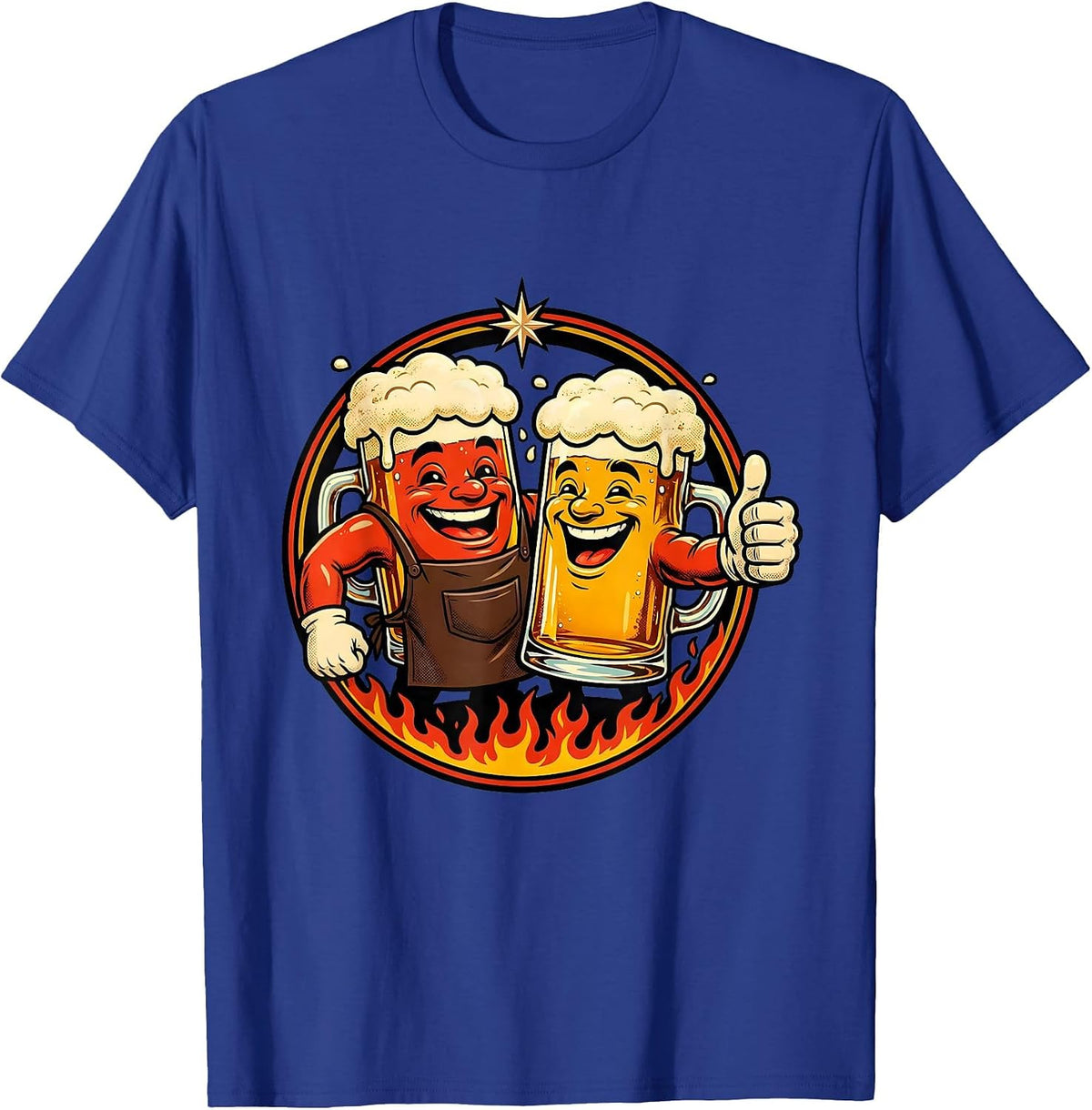 Son In Law Favorite Child Beer Cheers BBQ T-Shirt - Royal Blue