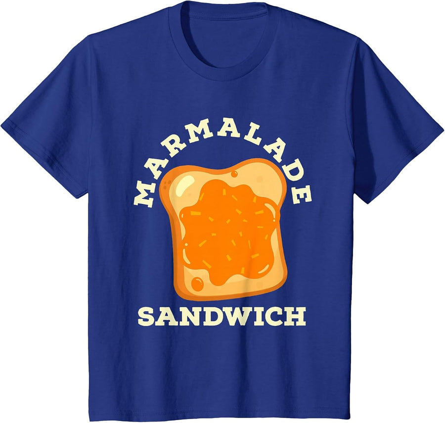 Marmalade Sandwich Cute Boys Girls Halloween Easy Costume T-Shirt - Royal Blue