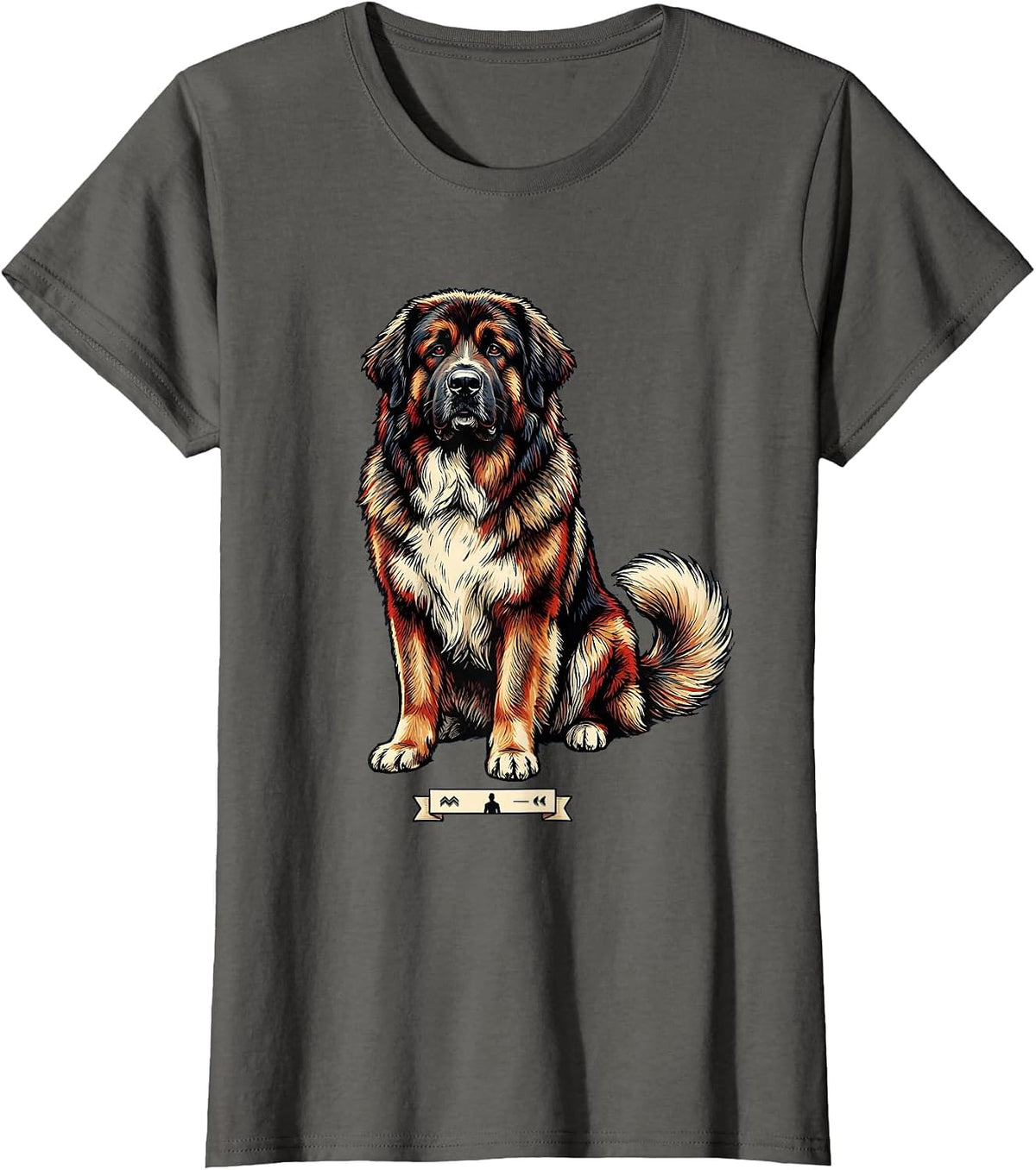 Women's Great Pyrenees Dog Breed Breed Pride Pet Lover Humor T-Shirt - Asphalt Grey